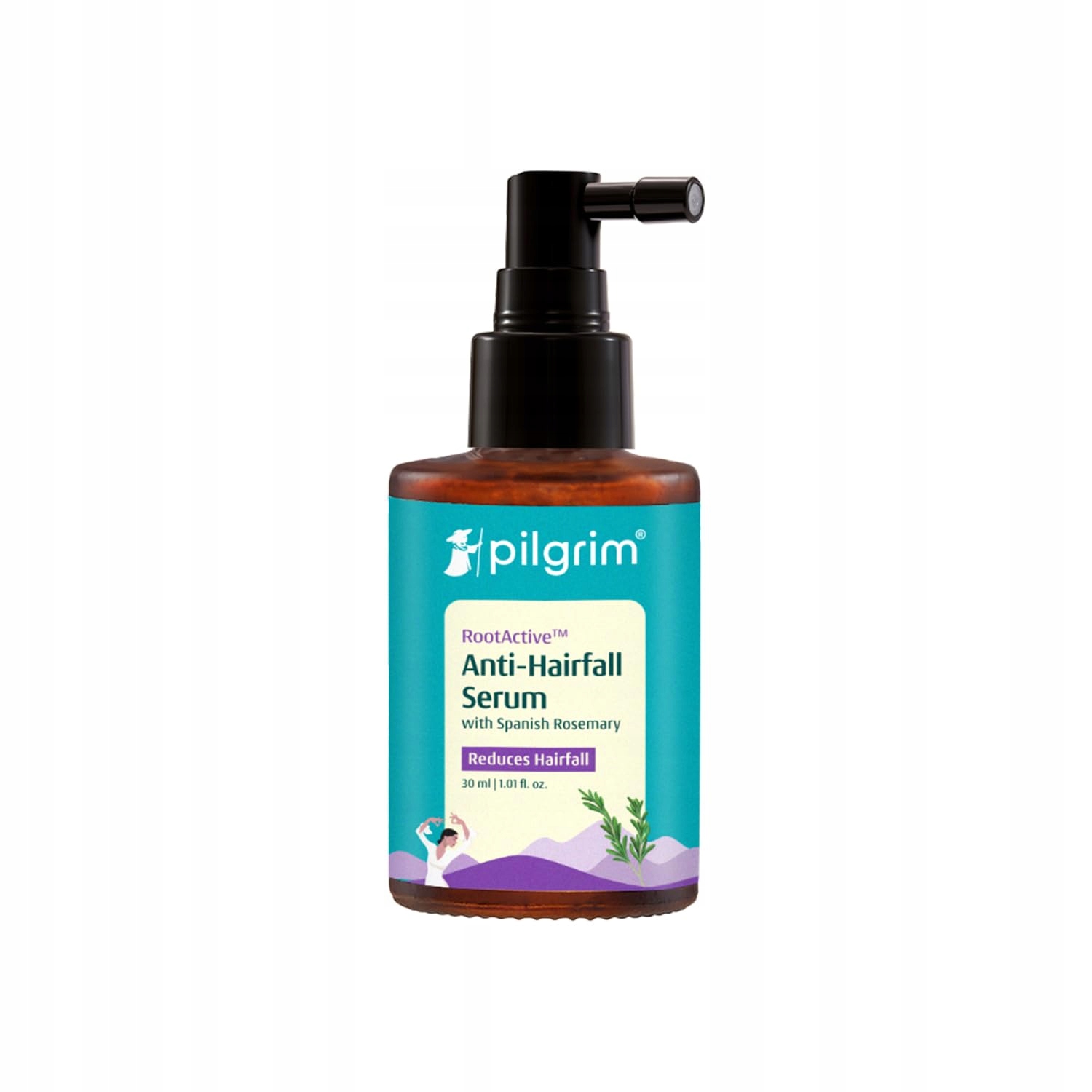 Sérum proti vypadávání vlasů Rozmarýn Biotin 30 ml Pilgrim RootActive
