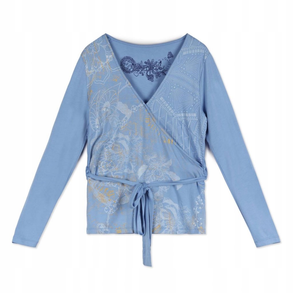 

Desigual Ts Carla Rep bluzka niebieska S PH310 23