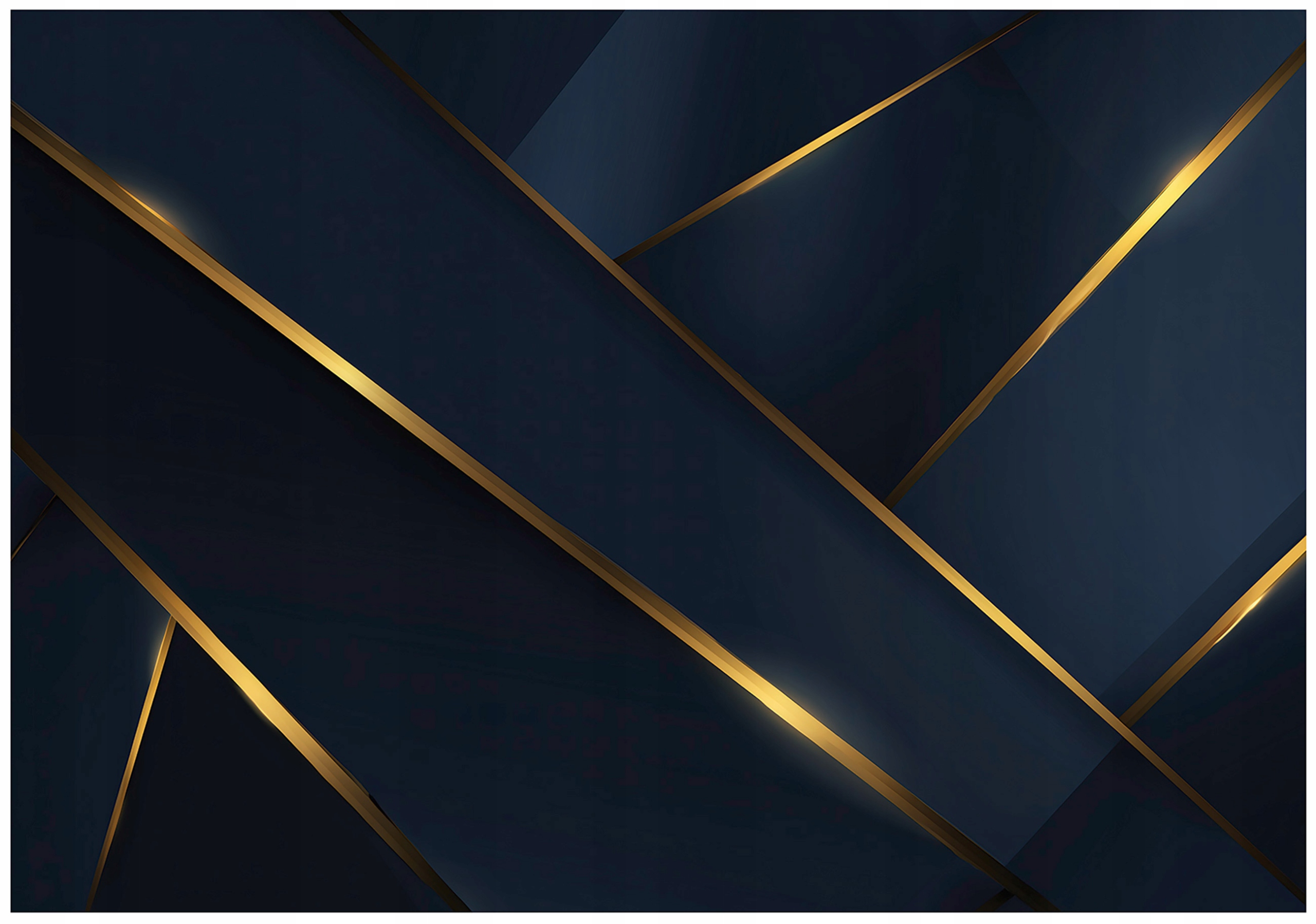 Fototapeta Glamour Abstrakce Linie Modrá Zlatá Minimalistická 200x140