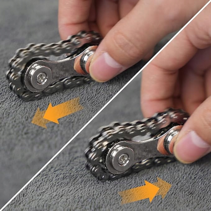 Fidget Spinner Gyro - zabawki z kołem łańcuchowym Zabawka Anti Stress Toy Marka bez marki