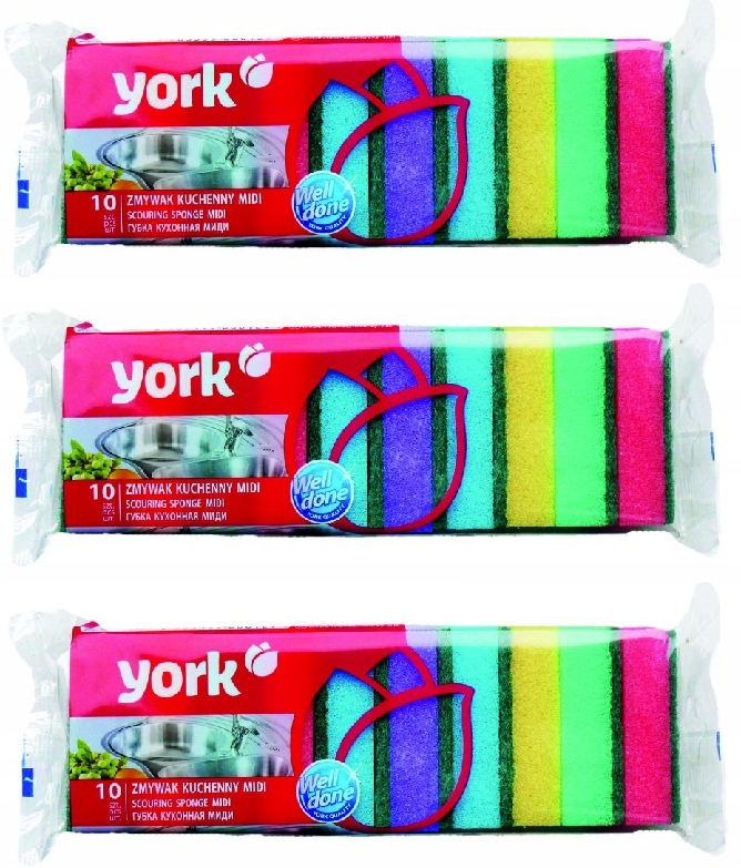 

Zmywak Kuchenny Myjka Do Naczyń Gąbka York 30 szt