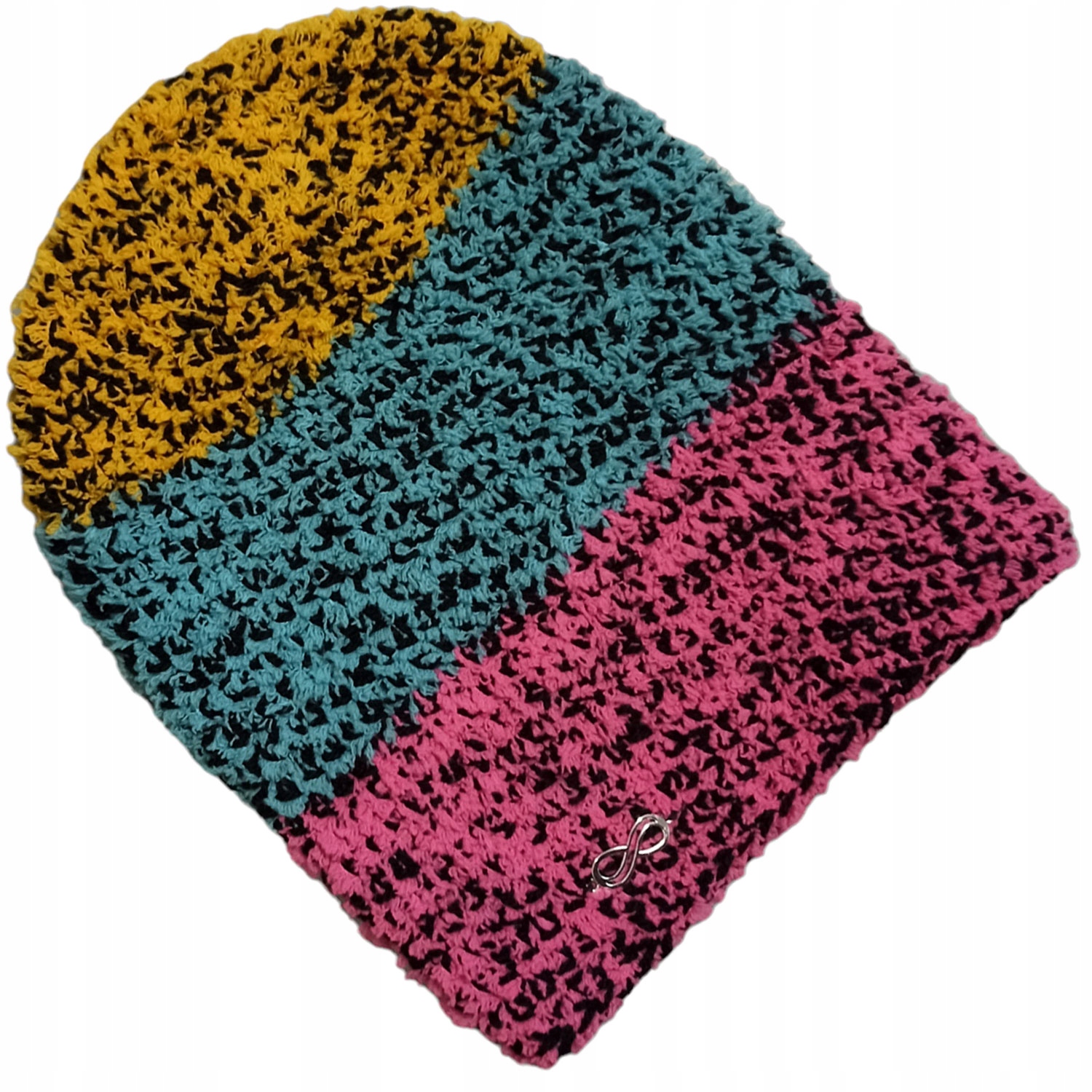 čepice Ombi šmoulinka handmade vel. M 55-57