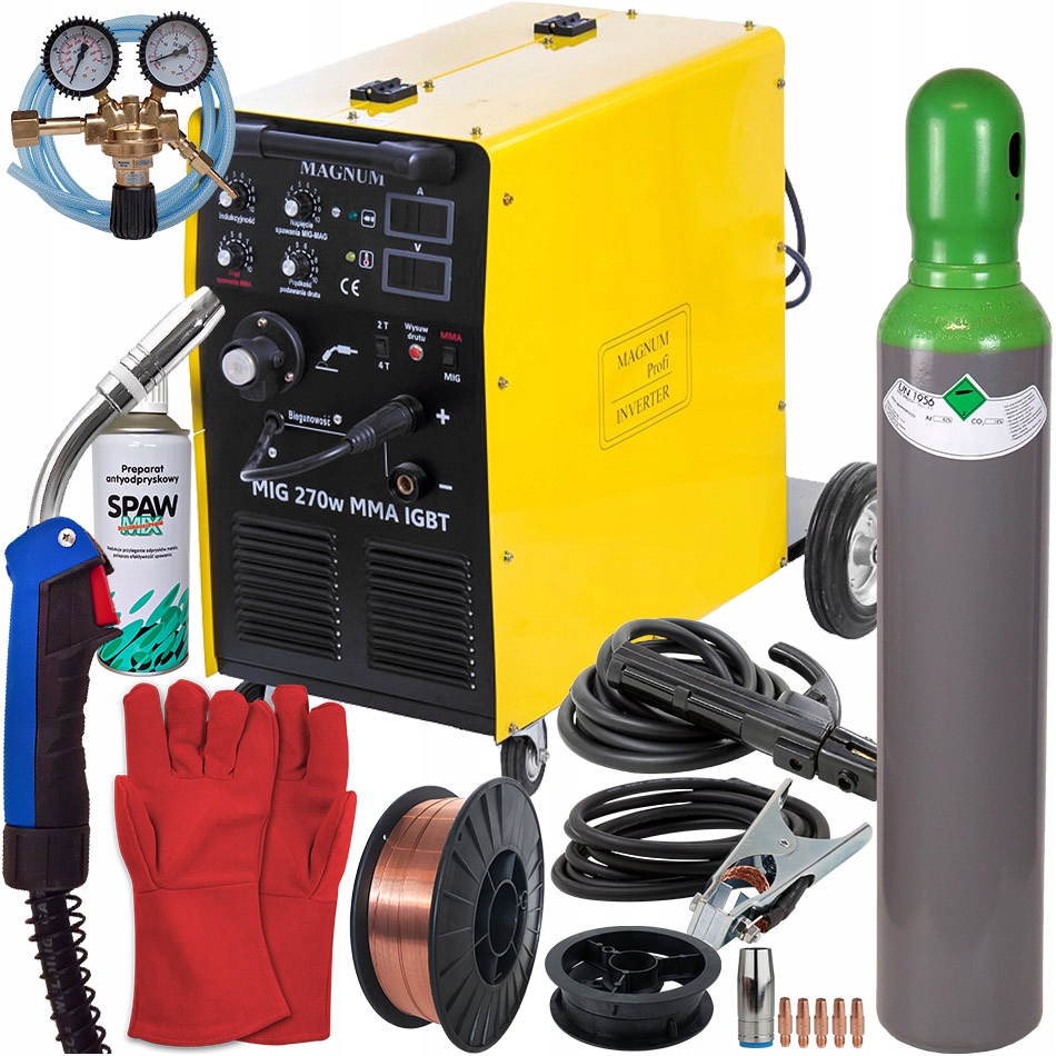Spawarka MIGOMAT Magnum MIG 280A MMA MAG IGBT 400V (Magnum MIG 270W