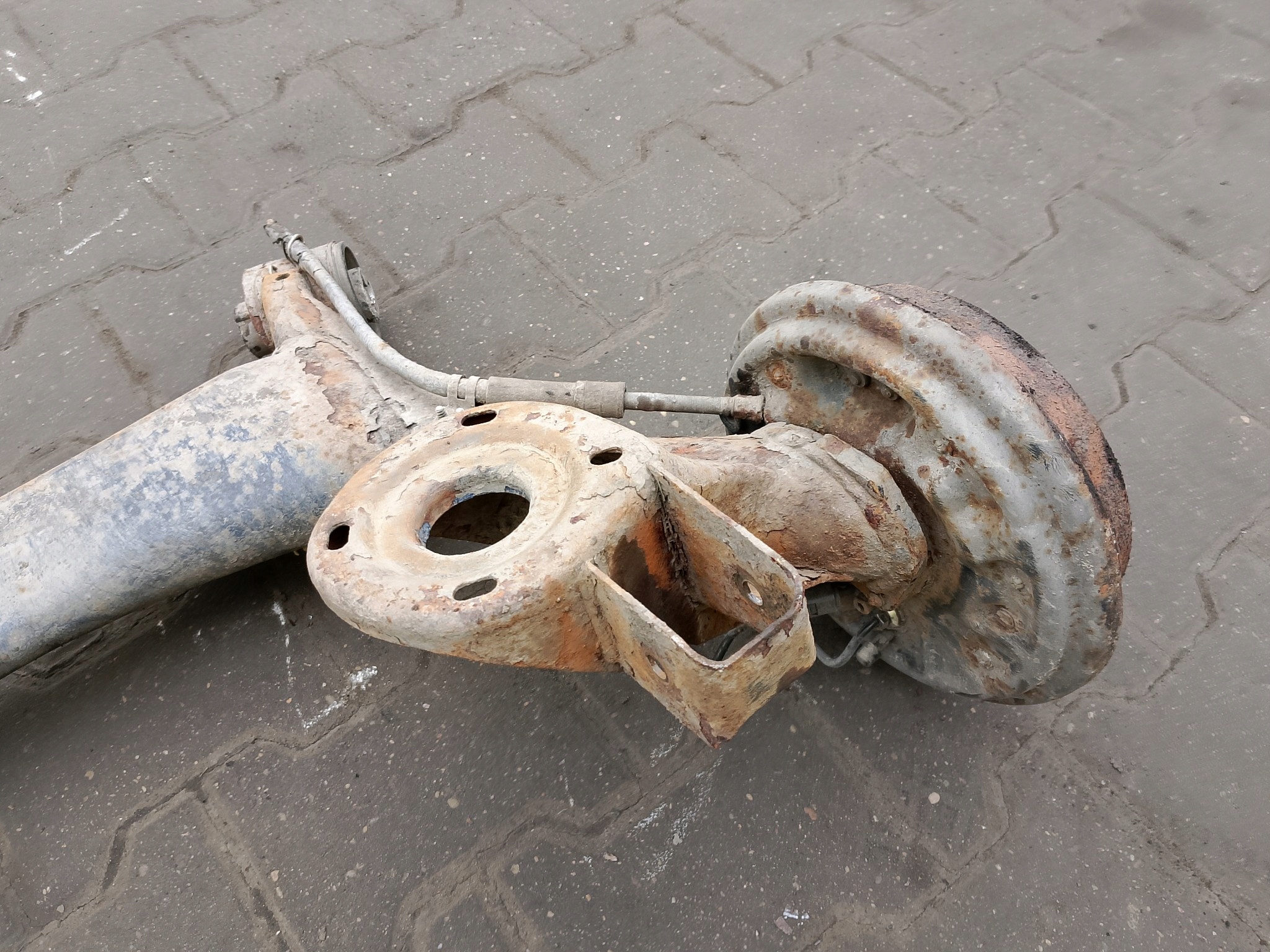 suspension beam axis rear part rear SKODA FABIA II 2 1.4 TDI