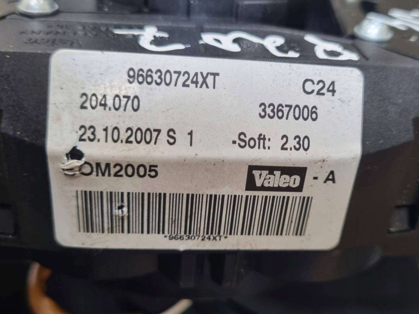 DEVIO LUCI TERGICRISTALLO TERGI Peugeot 207 2007 96630724XT