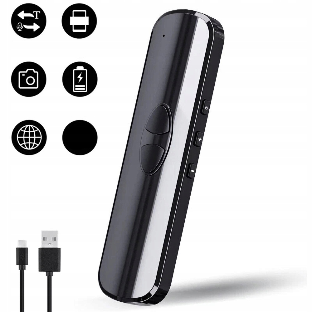 Pro Tłumacz Głosowy 100 Języków Natychmiastowy Bez Internetu