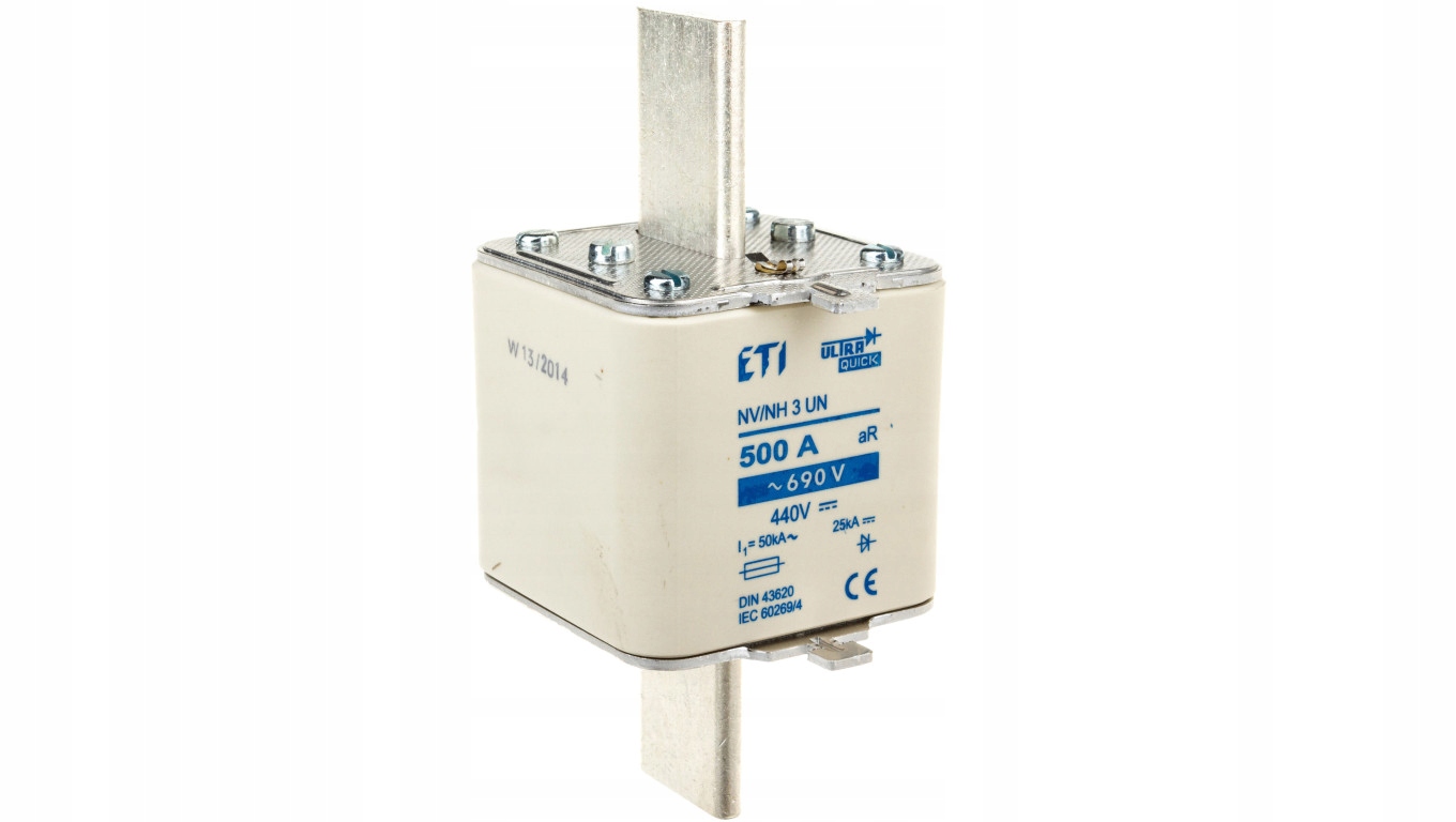 Wkładka bezpiecznikowa NH3 500A aR 690V 004335214