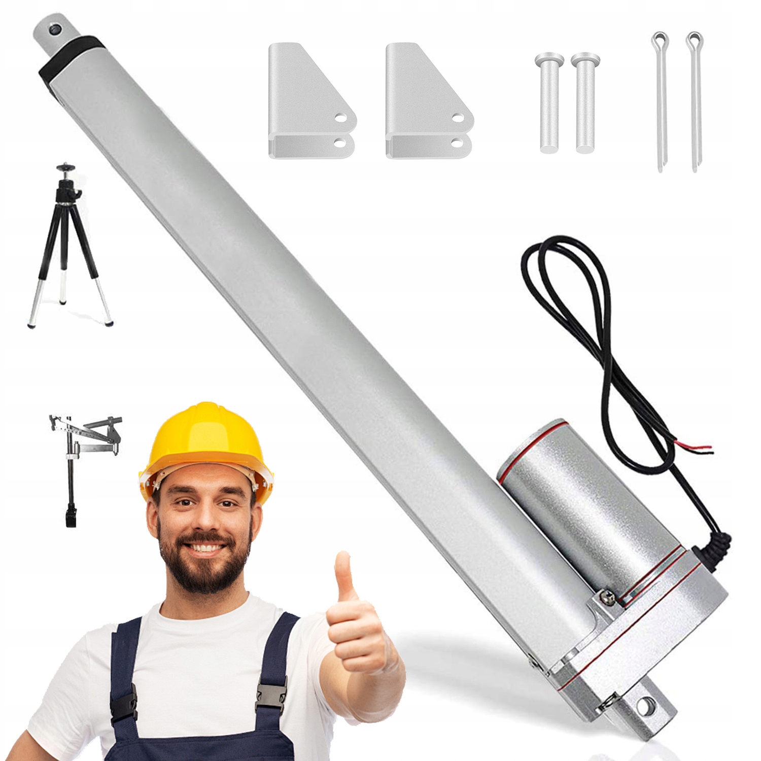 Elektrický Lineární Pohon Zdvih 200 MM 1000N Pro Systémy Kontroly Přístupu