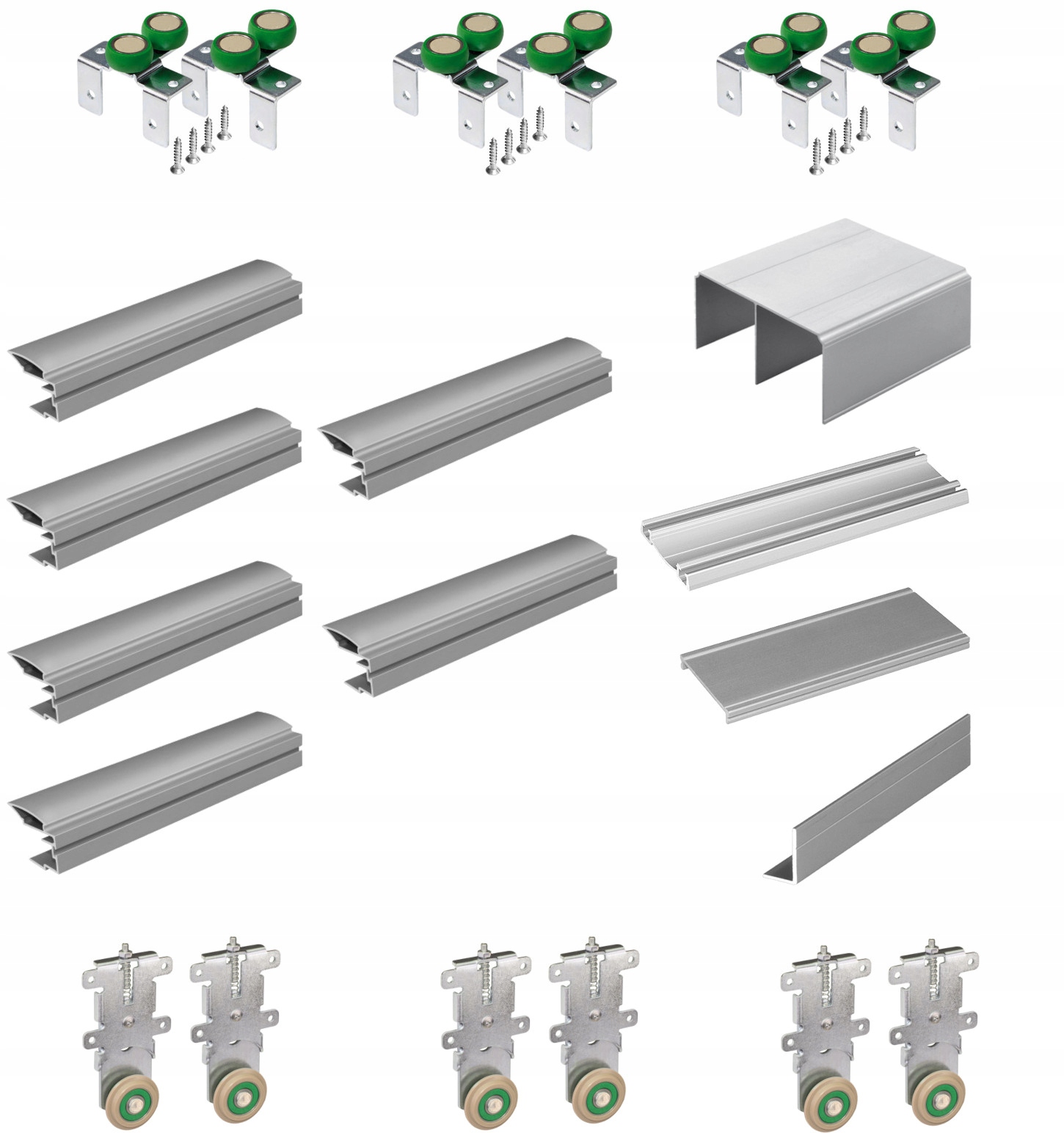 

Okucia drzwi przesuwnych Sevroll Alfa 2,35m/3D