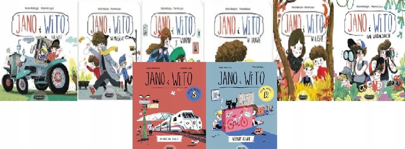 Jano i Wito Wołoszyn pakiet 8 książek