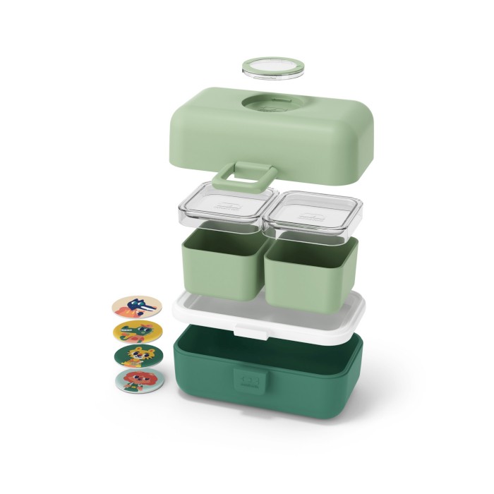 LUNCHBOX DZIECIĘCY Green Forest Tresor Monbento Marka Monbento