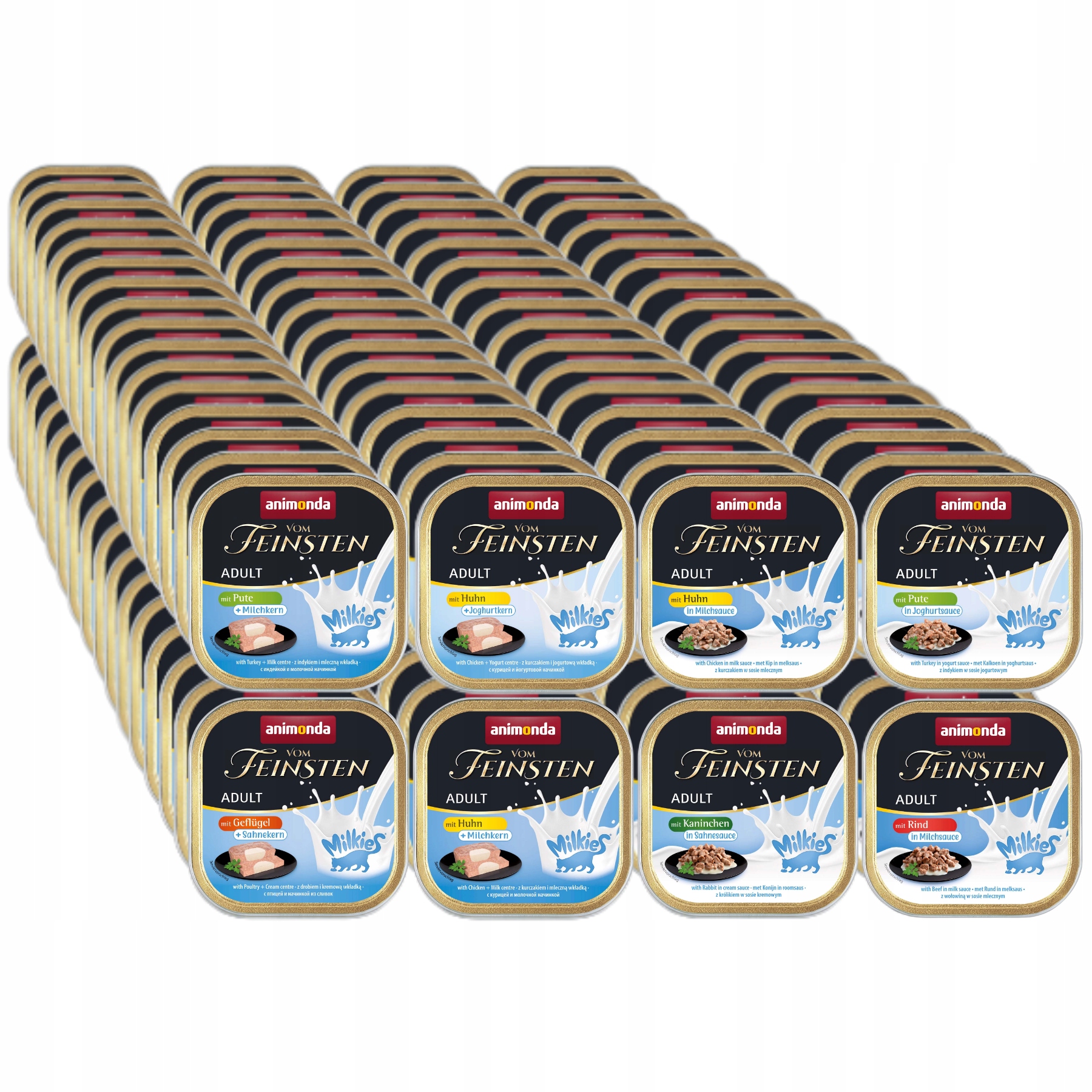 Animonda Feinsten Milkies 128 x 100 g mix chutí