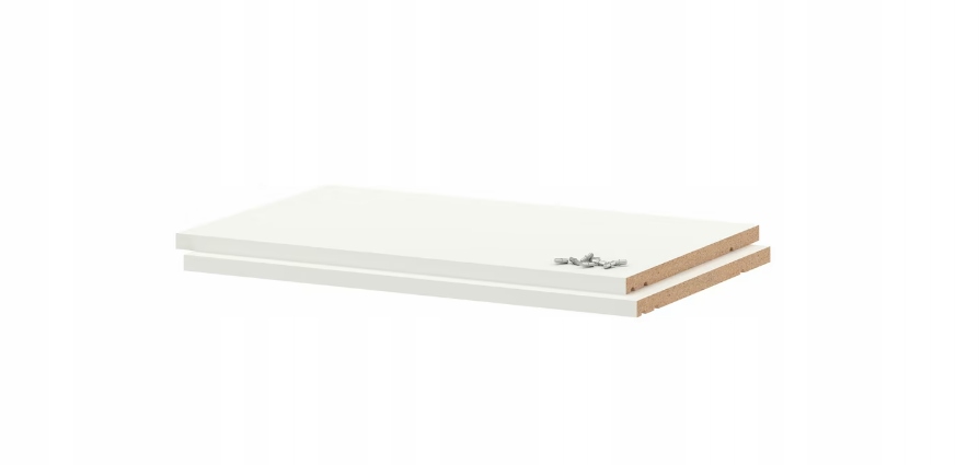 

Ikea Utrusta Półka, biały, 60x37cm,2 szt+wsporniki