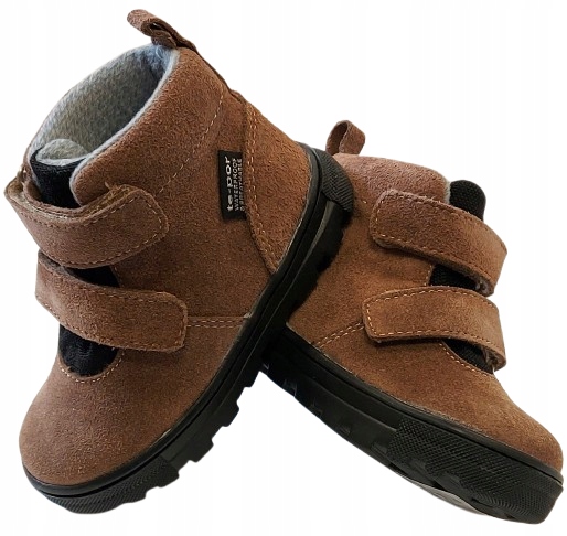 Półbuty Trzewiki Mido Shoes Membrana Jesienne Gładkie Brąz R 33 W 21,20 CM