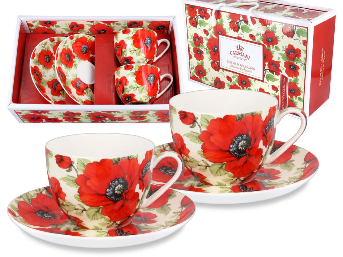 Šálky na kávu kpl 2 ks kolekce Maki