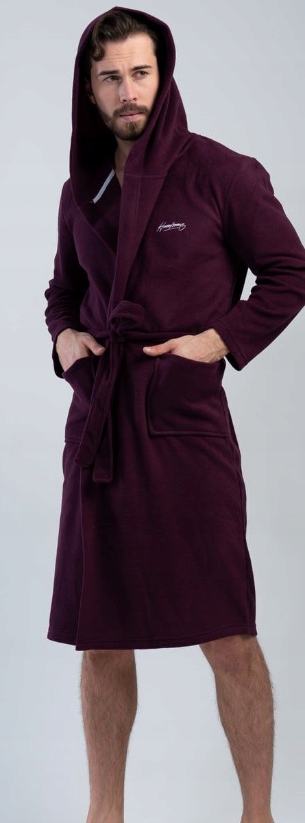 Gazzaz Pánský župan Polaru bordo R: XXL