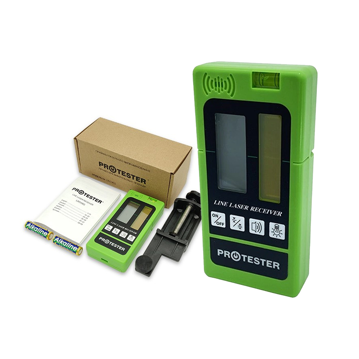 Odbiornik Detektor Wiązki Lasera Poziomicy Krzyzowego Zielonego Czerwonego