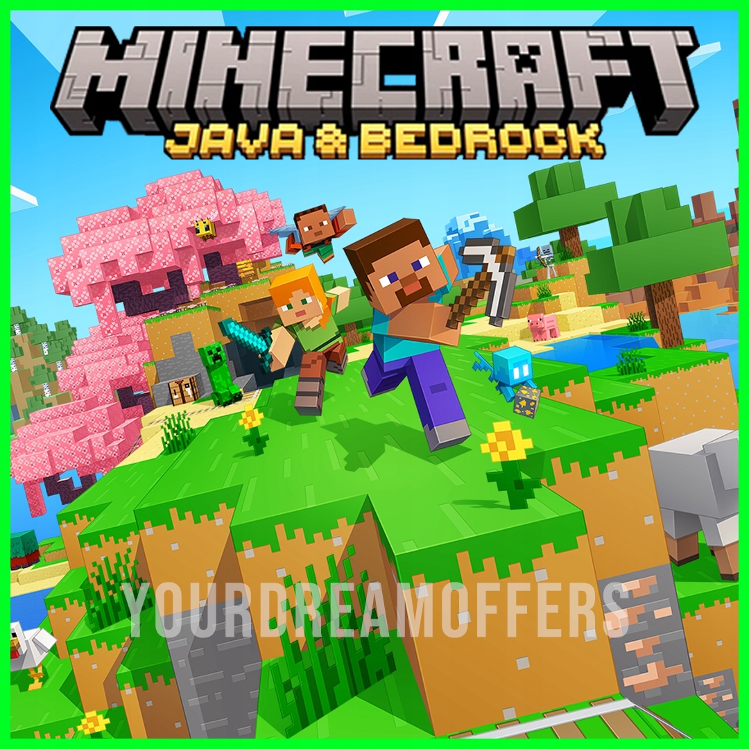 MINECRAFT JAVA & BEDROCK EDITION KOD/KLUCZ PC GWARANCJA PREMIUM (BEZ ...