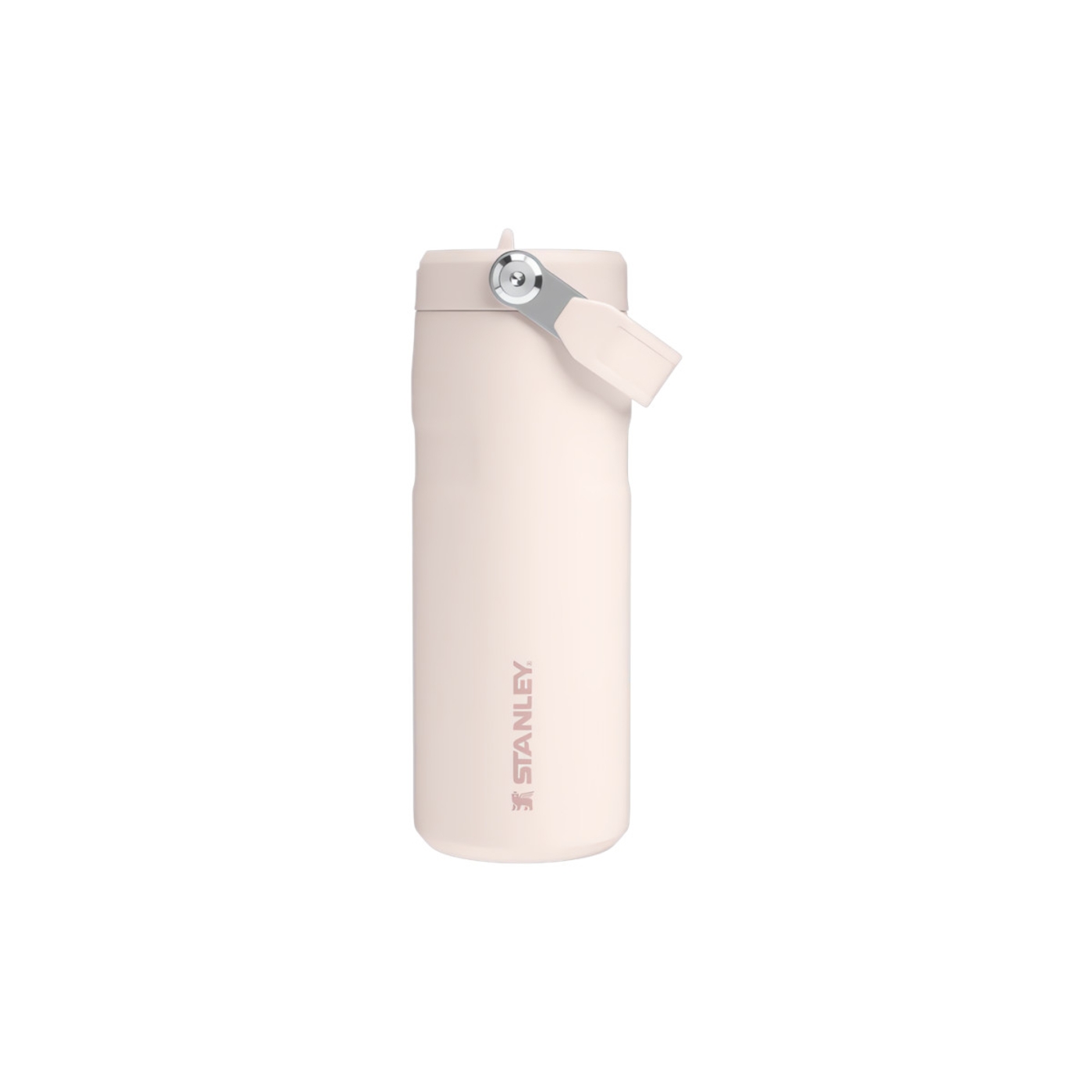 Láhev na vodu Stanley Iceflow Flip Straw 2.0 Rose Quartz – 470 ml, růžová