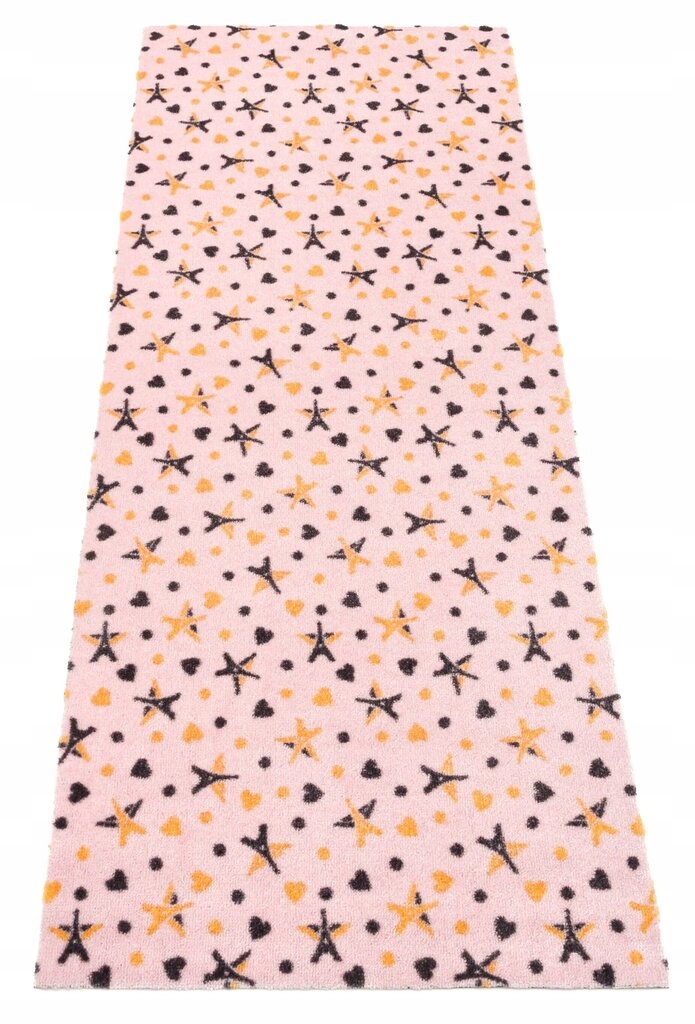 Kuchyňský koberec 60 x 170 cm, prostiskluzová podložka růžová