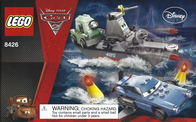LEGO Cars Instrukcja 8426 Escape at Sea