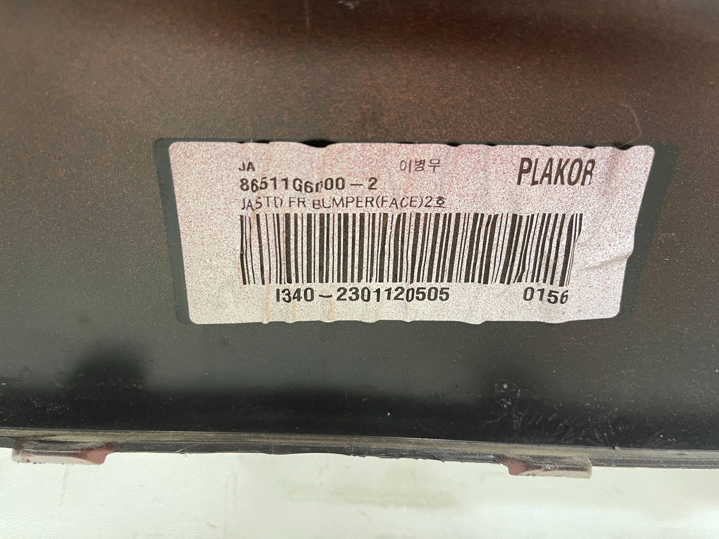 front bumper front KIA PICANTO III 3 LIFT 19- 86511-G6000