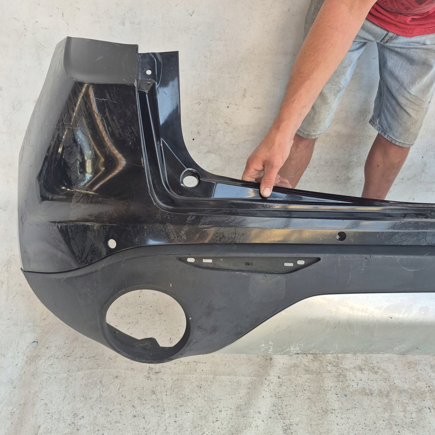 ALFA ROMEO STELVIO 16- bumper rear part rear 4PDC