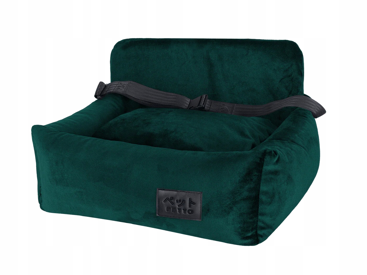 Levně Autosedačka Petto Přepravka pro psa do 10 kg tmavě zelená