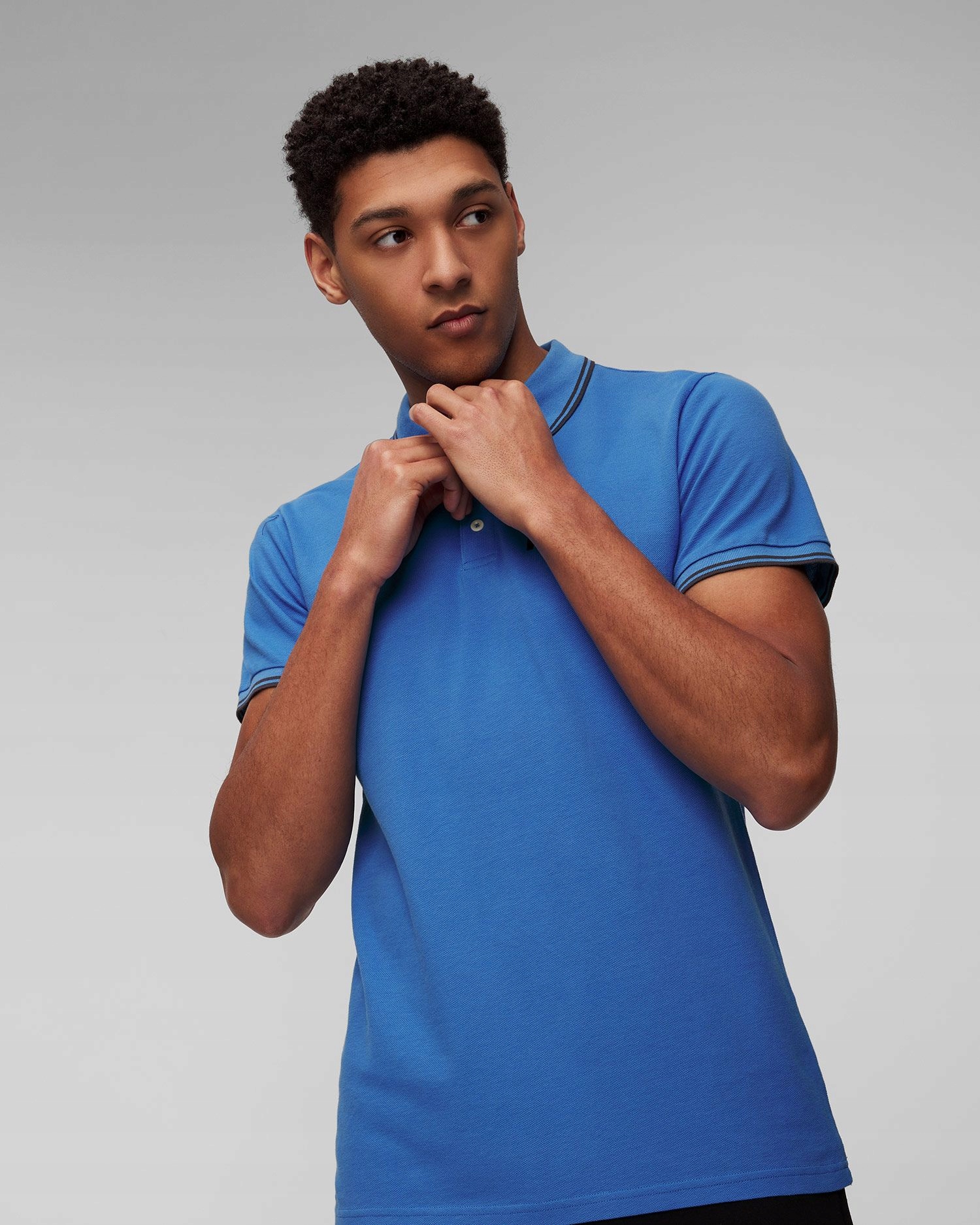 Koszulka męska HELLY HANSEN GENOVA POLO - Ultra - L Kolekcja 2024