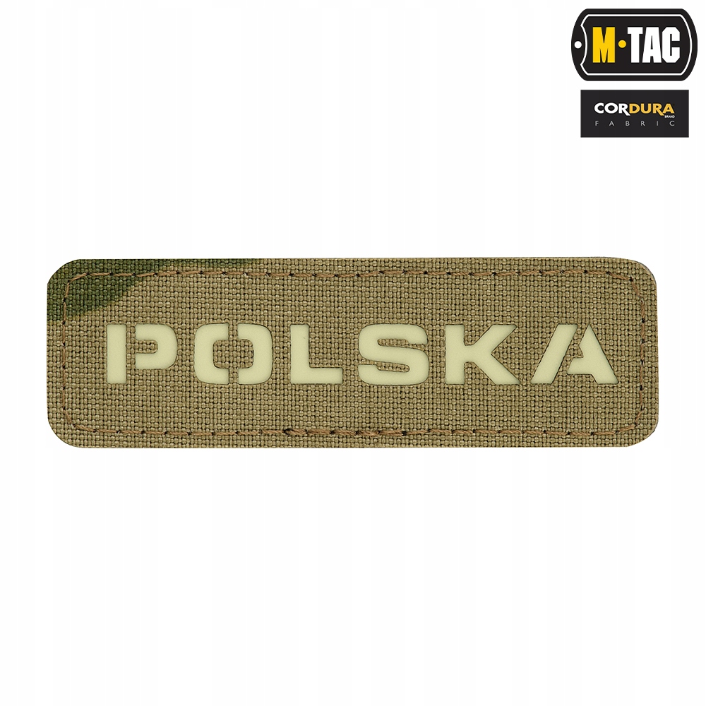 M-Tac Naszywka Polska 25x80 multicam/świecąca