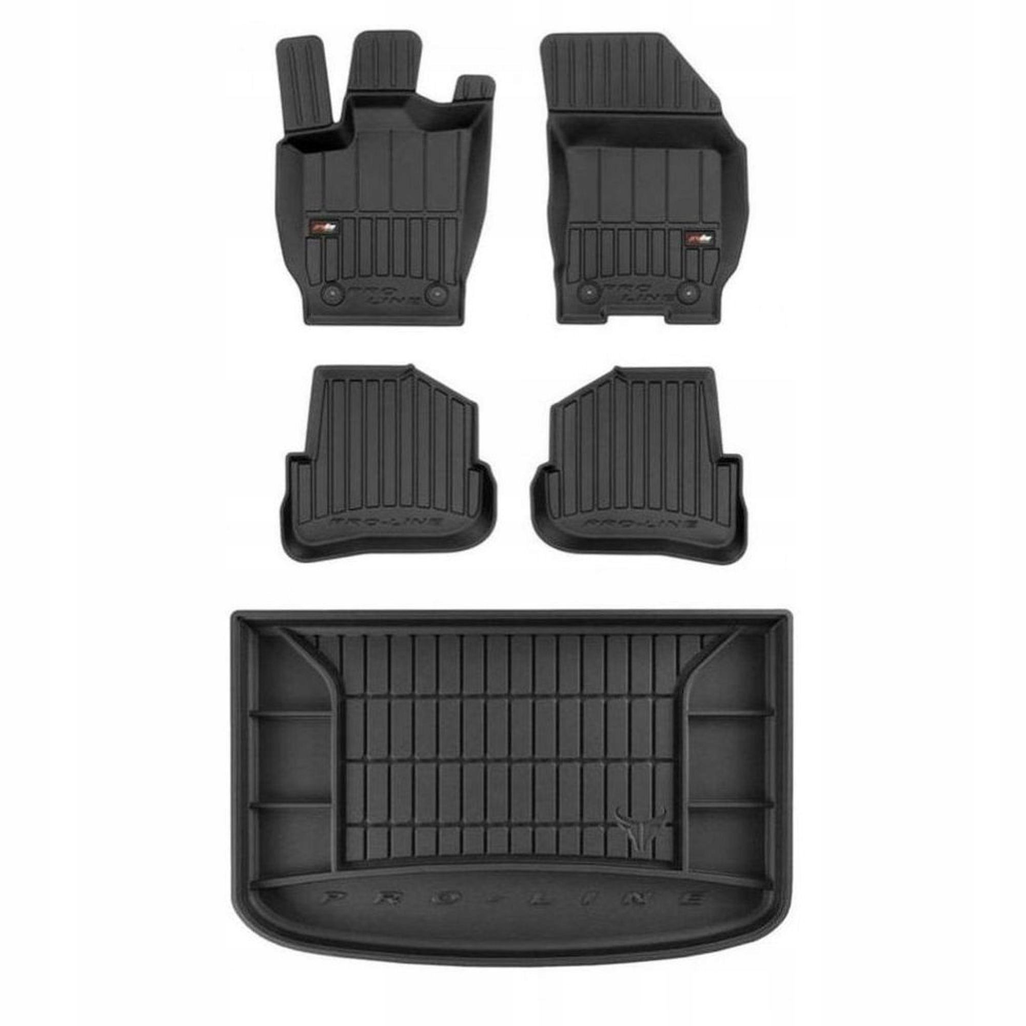 3D gumová sada koberců a rohožek Audi A1 Sportback 8X 2012-2014 Hatchback,