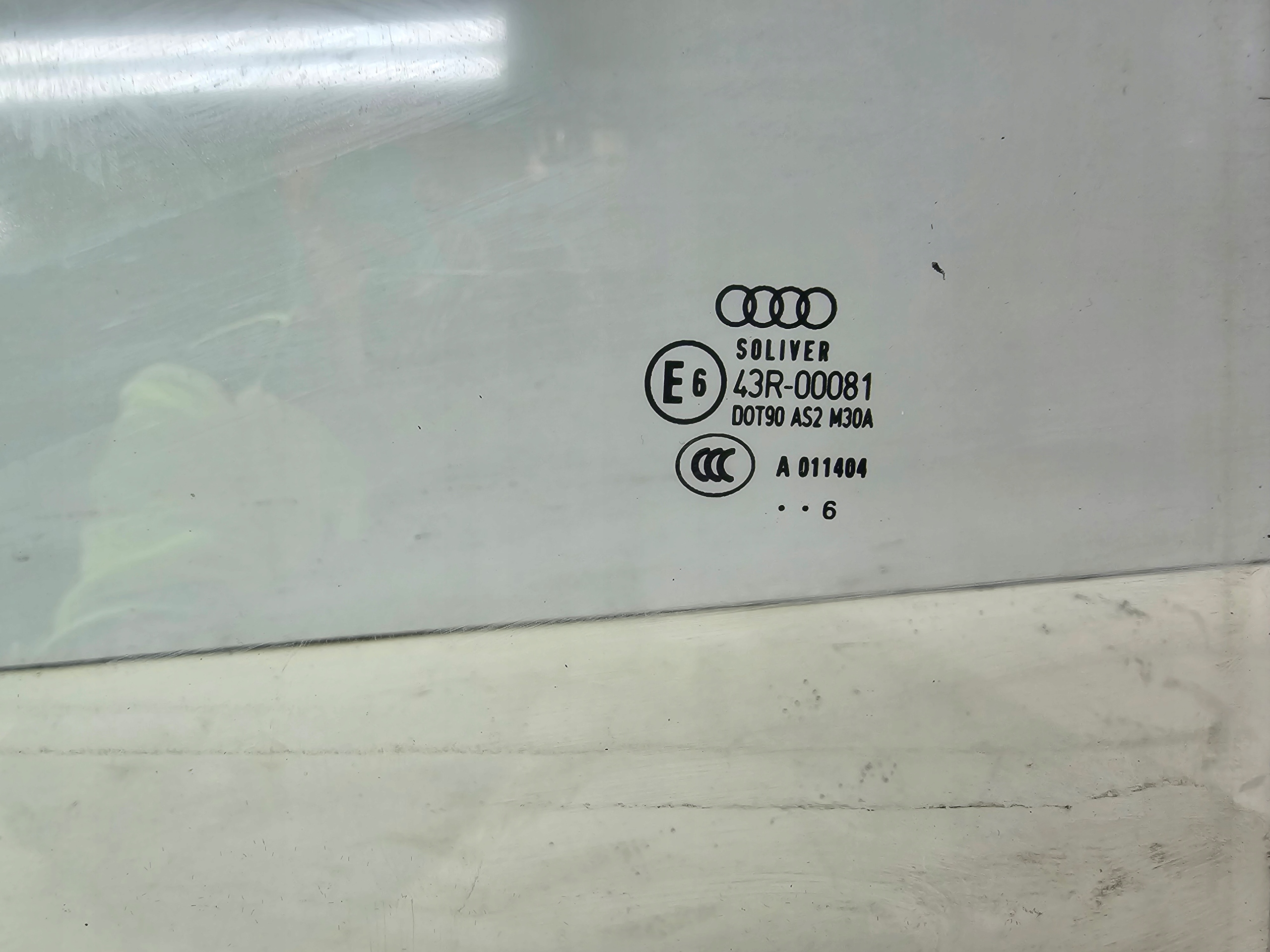 window door right rear part AUDI A6 C6 sedan 4F5 2006R