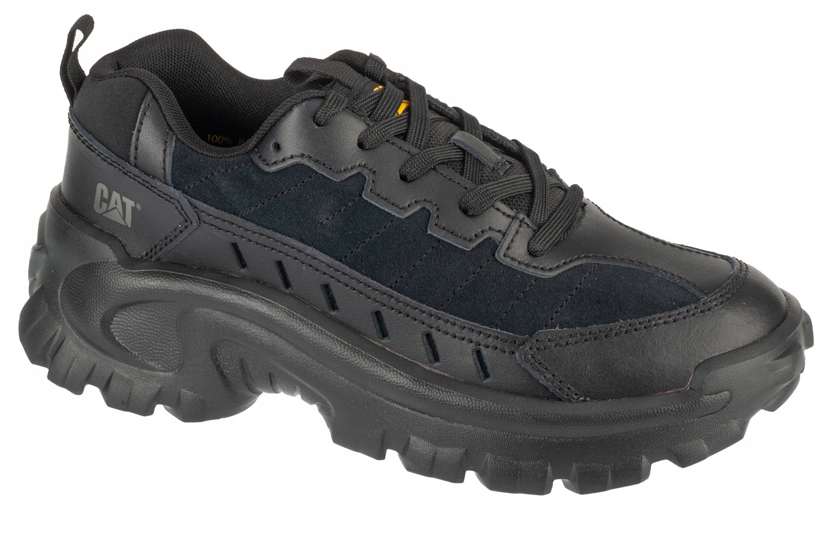 Caterpillar Intruder [43] Pánské kožené tenisky černé