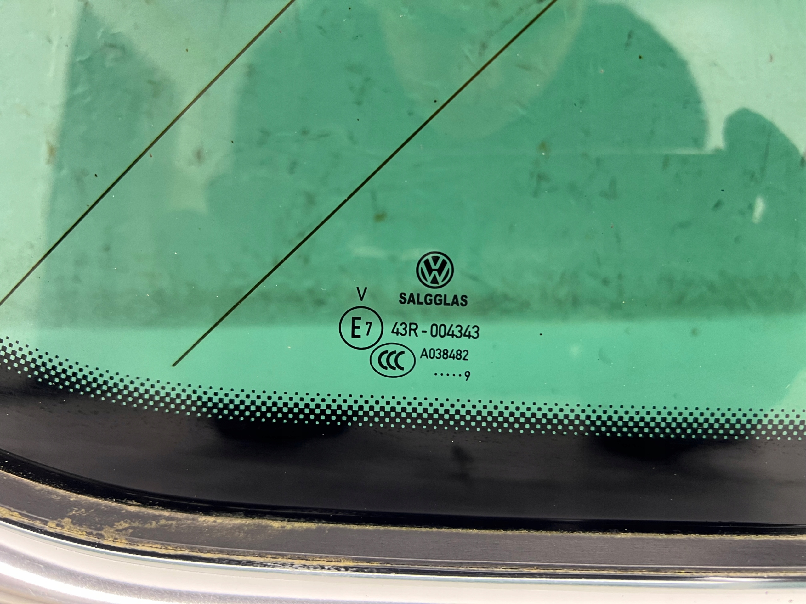 window side bodywork rear part right VW Passat B8 3G 3G9 Kombi 19ROK