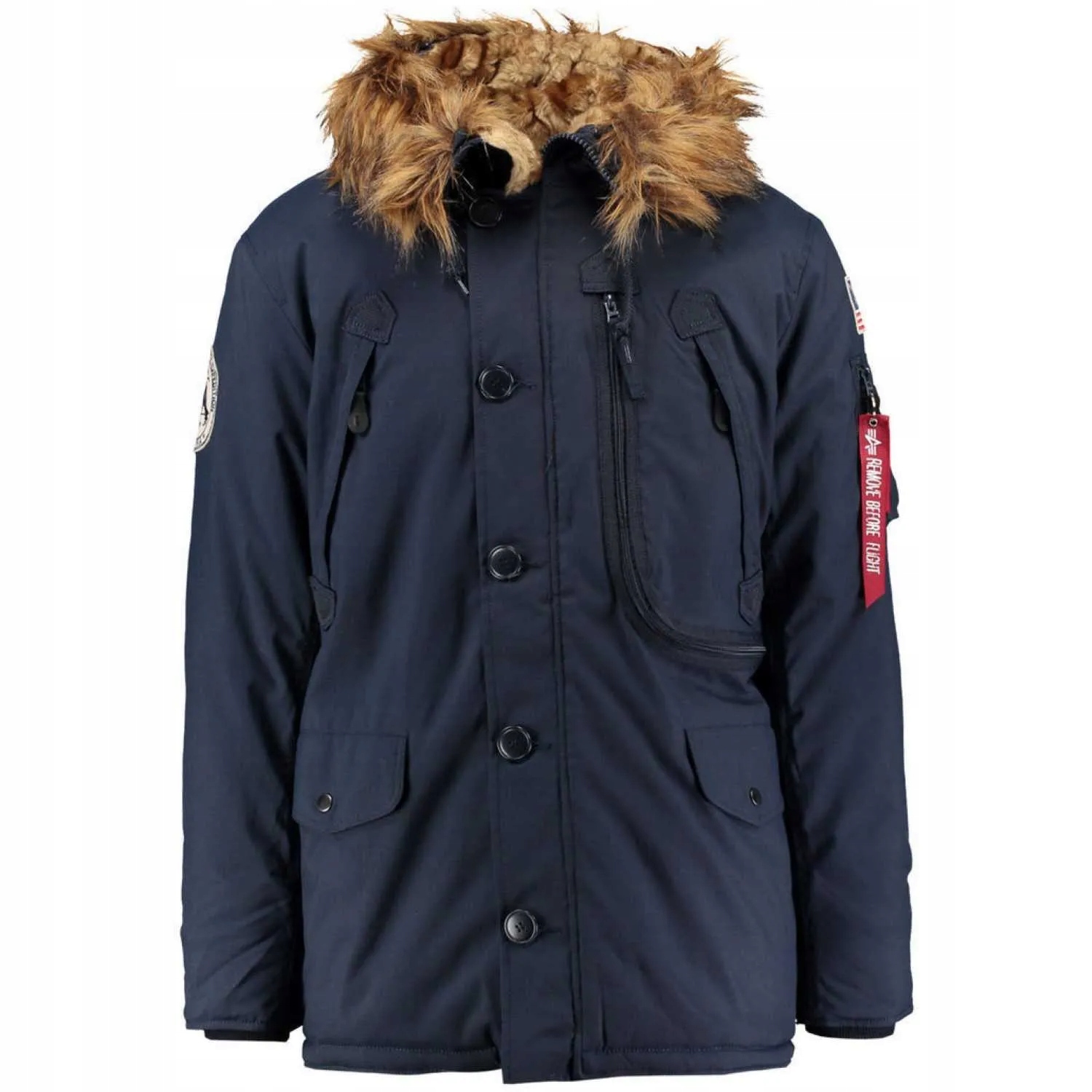 Pánská bunda Alpha Industries Polar Jacket Rep Blue 123144-07 vel. M