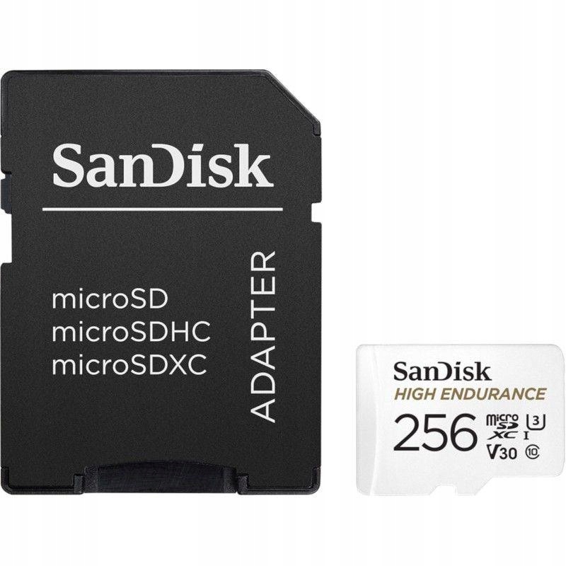 Karta pamięci MicroSDXC SanDisk High Endurance 256GB