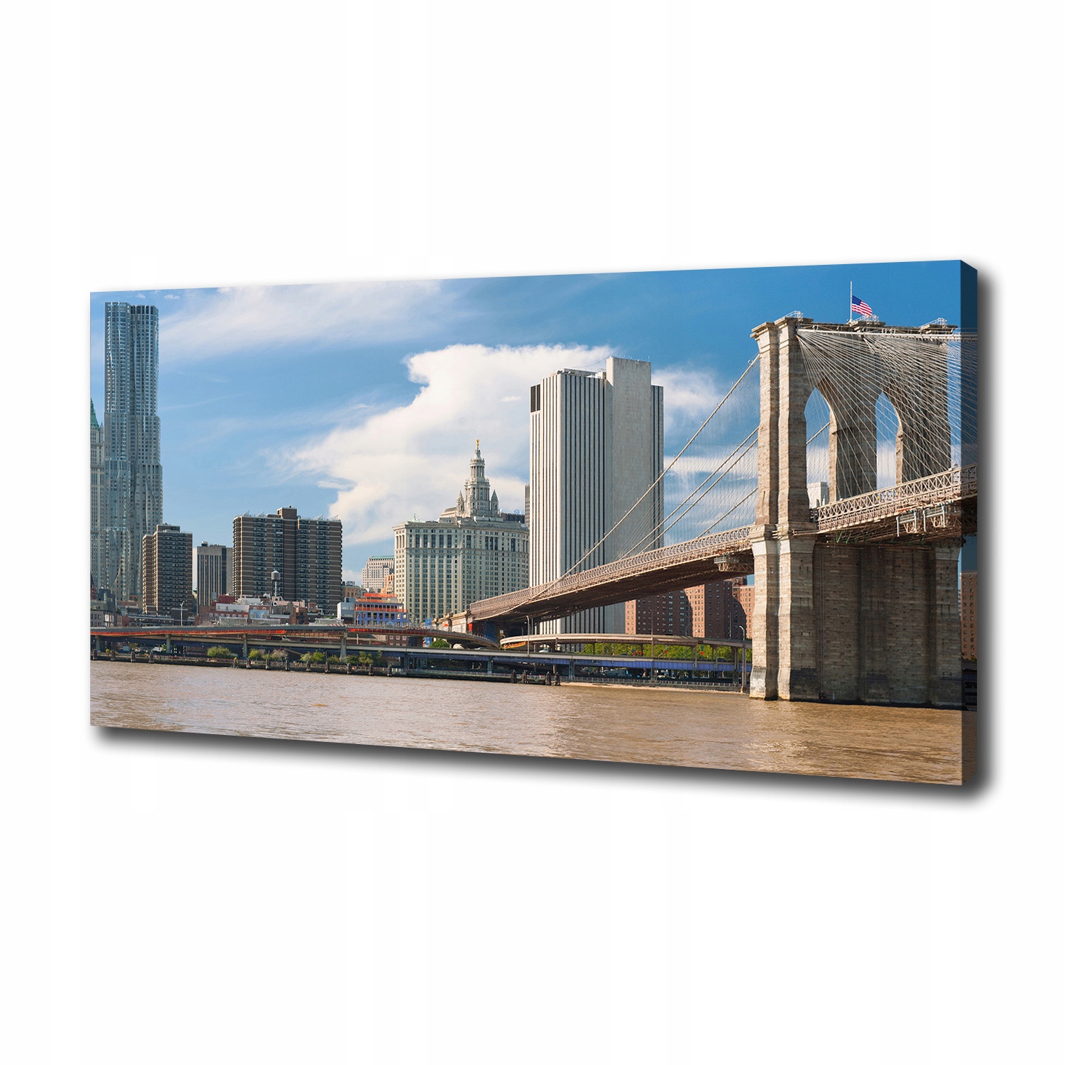 

Foto obraz na płótnie Most Brookliński 100x50 cm