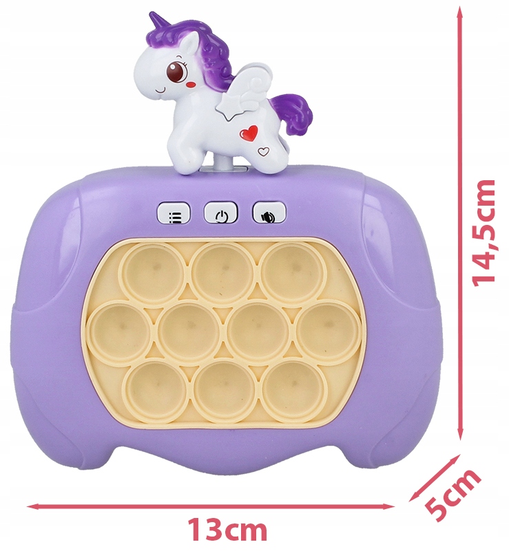 GRA ZRĘCZNOŚCIOWA POP IT POPIT ELEKTRYCZNA GIERKA ANTYSTRESOWA LED DŹWIĘKI Marka Stator