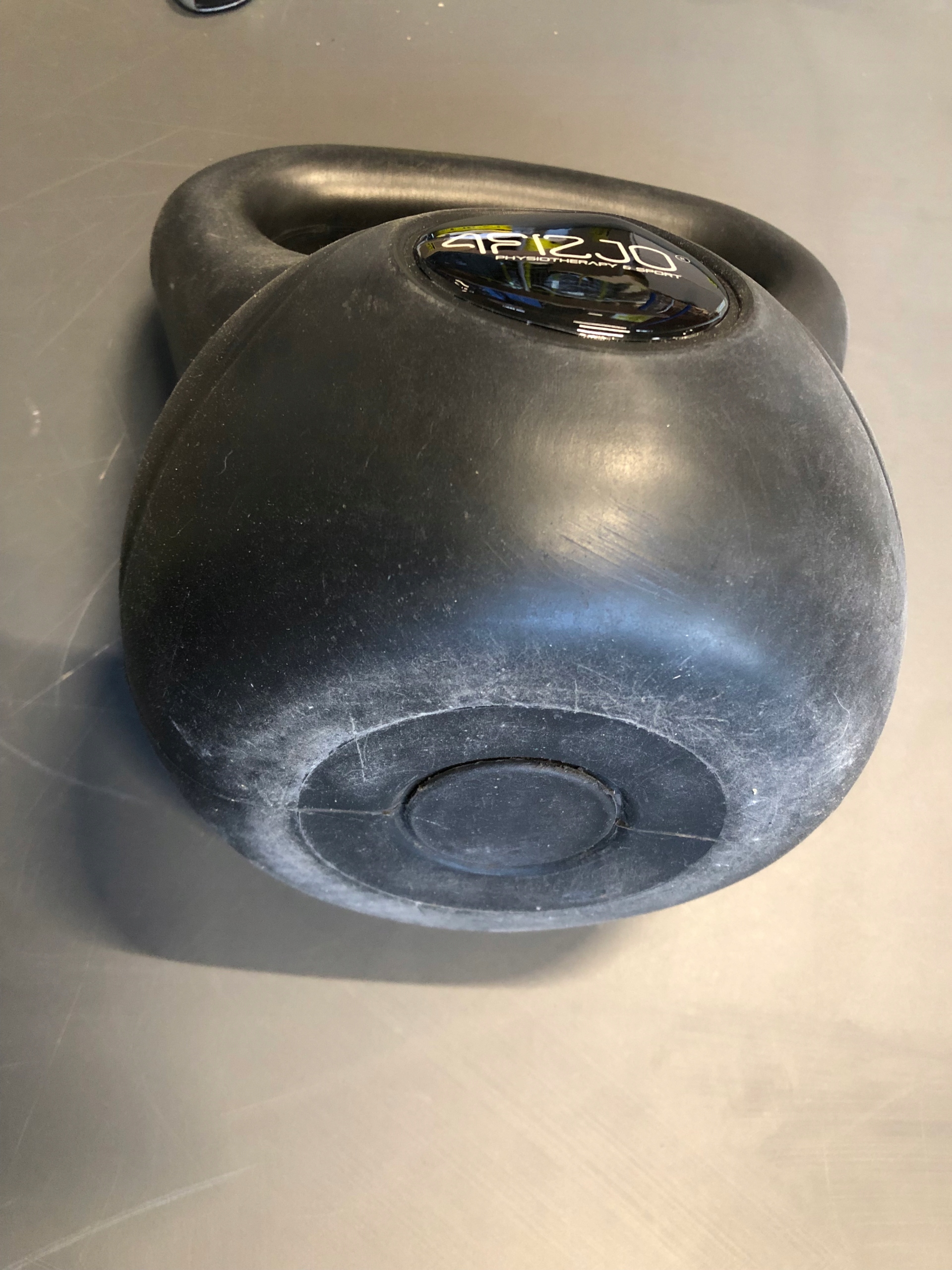 Kettlebelle 4FIZJO 6 kg czarny Waga 6 kg