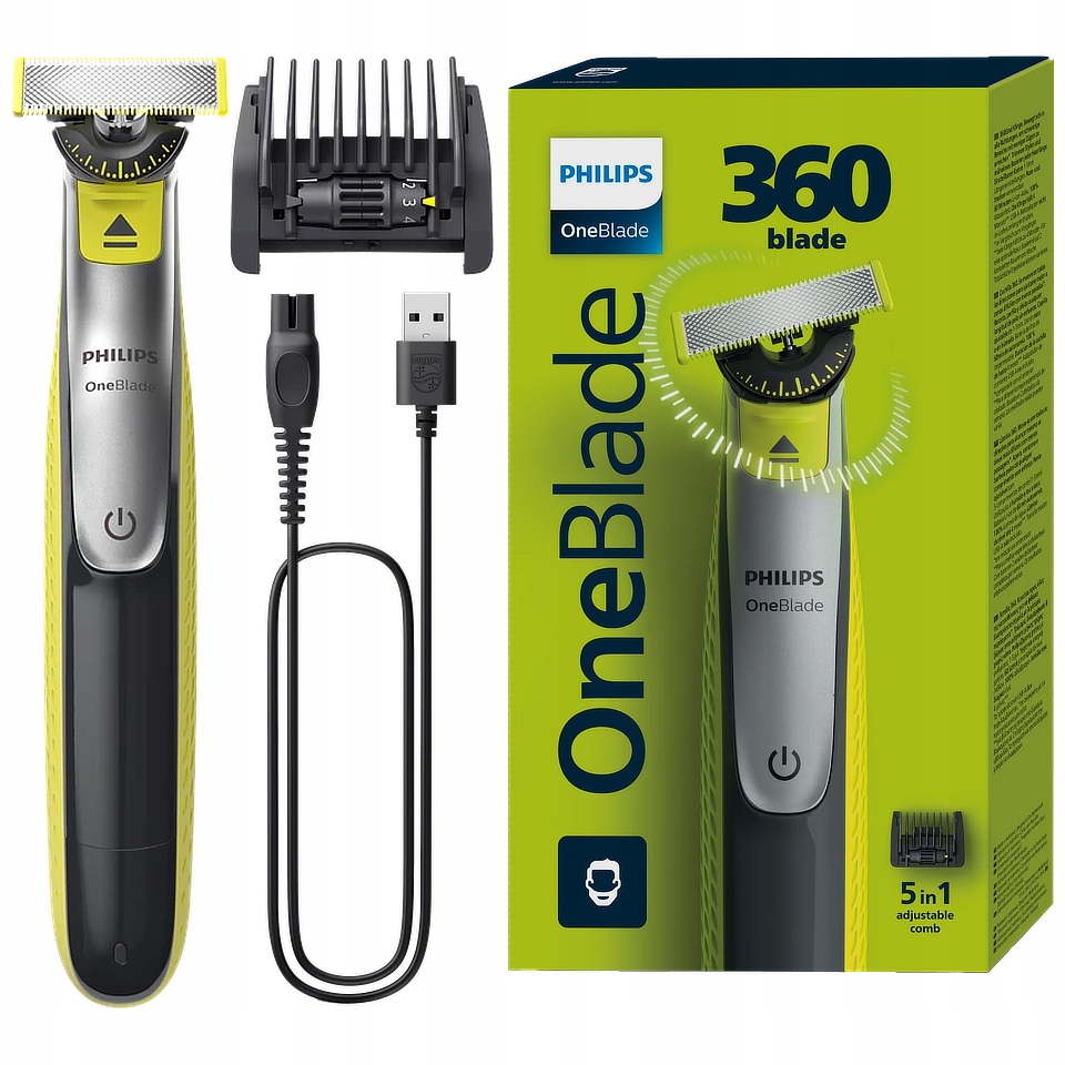 Philips OneBlade 360 QP2734/23 Holicí Strojek, zastřihovač na obličej a tělo