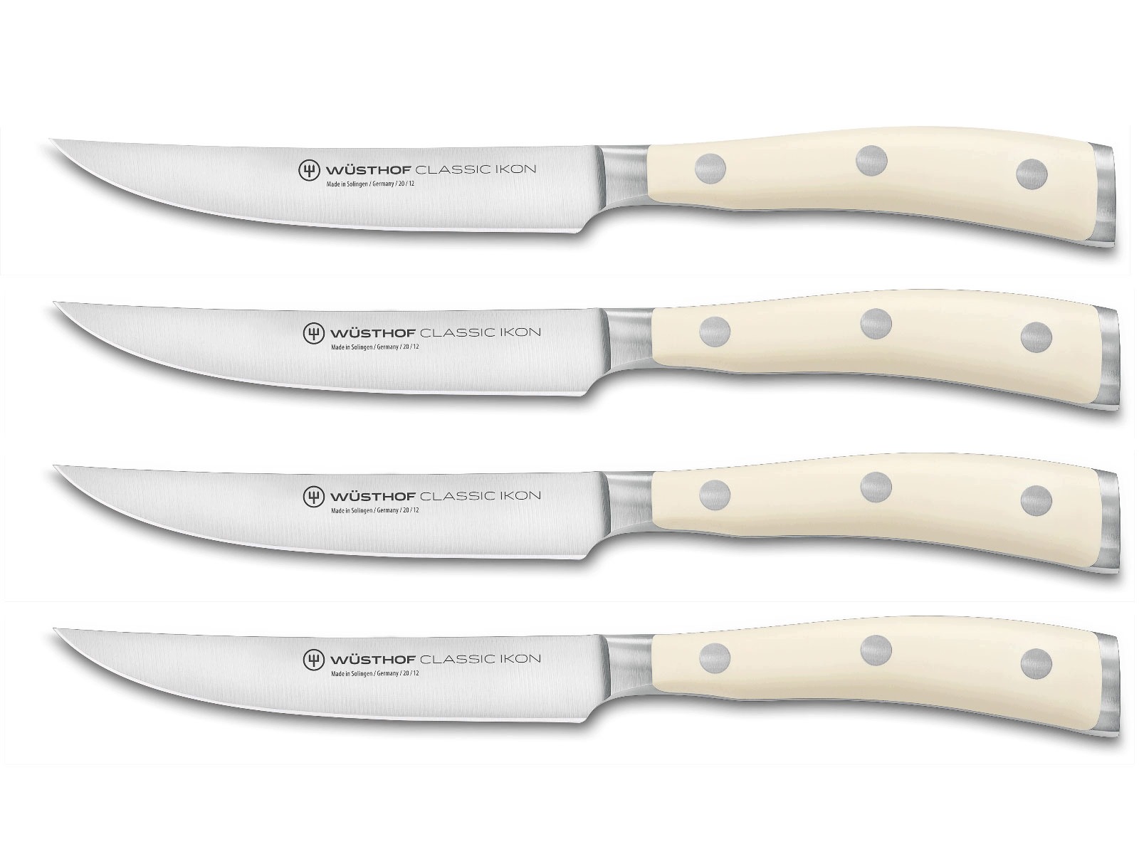 Zestaw noży do steków Wüsthof Classic Ikon Creme, 4 szt.