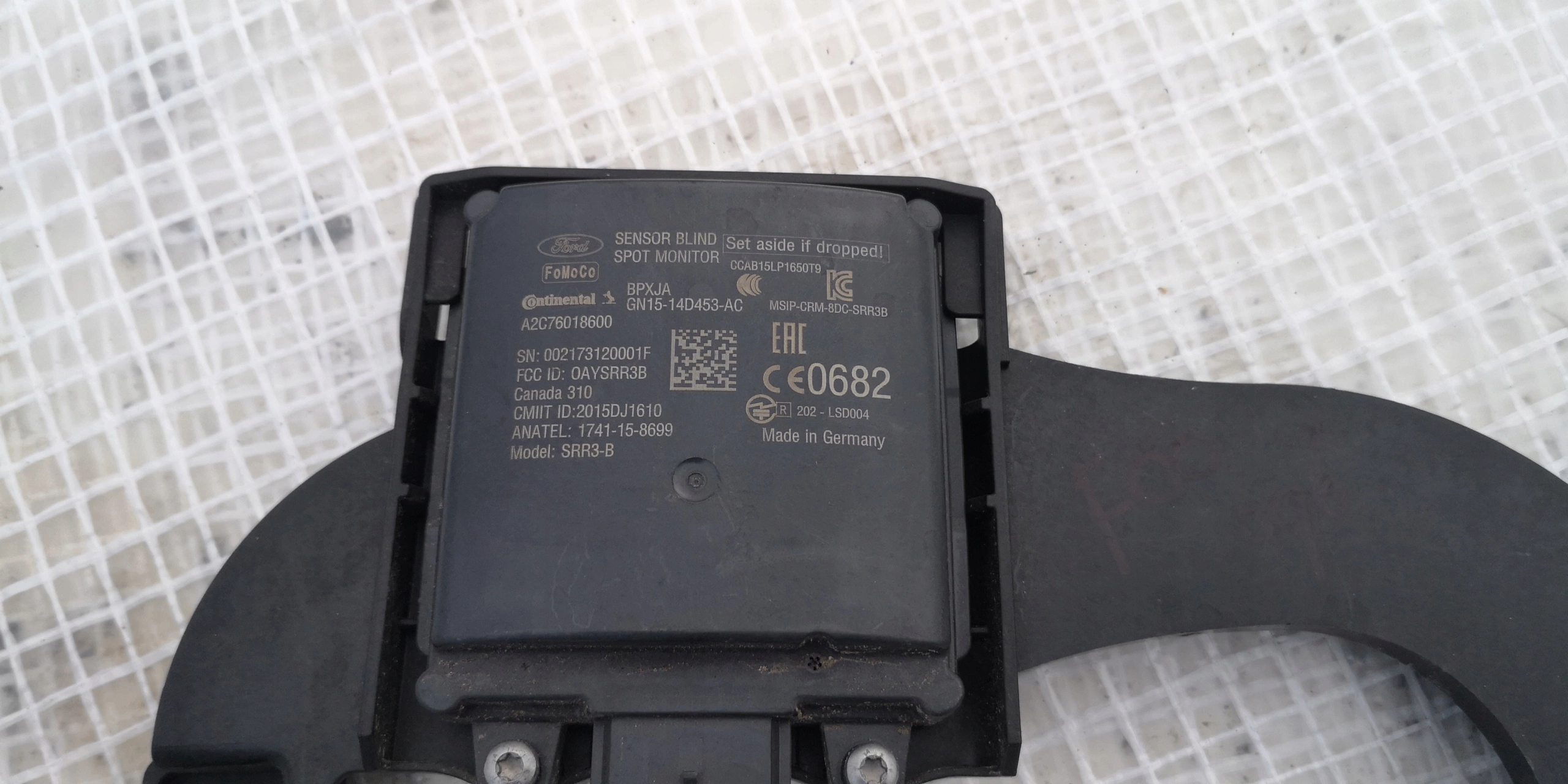 RADAR modulo BLIS MARTWEGO POLA FORD GN15-14D453-AC
