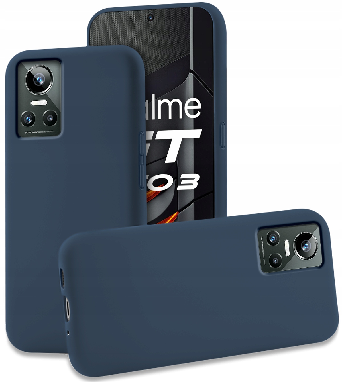

Etui Case Matt Szkło 9H do Realme Gt Neo 3