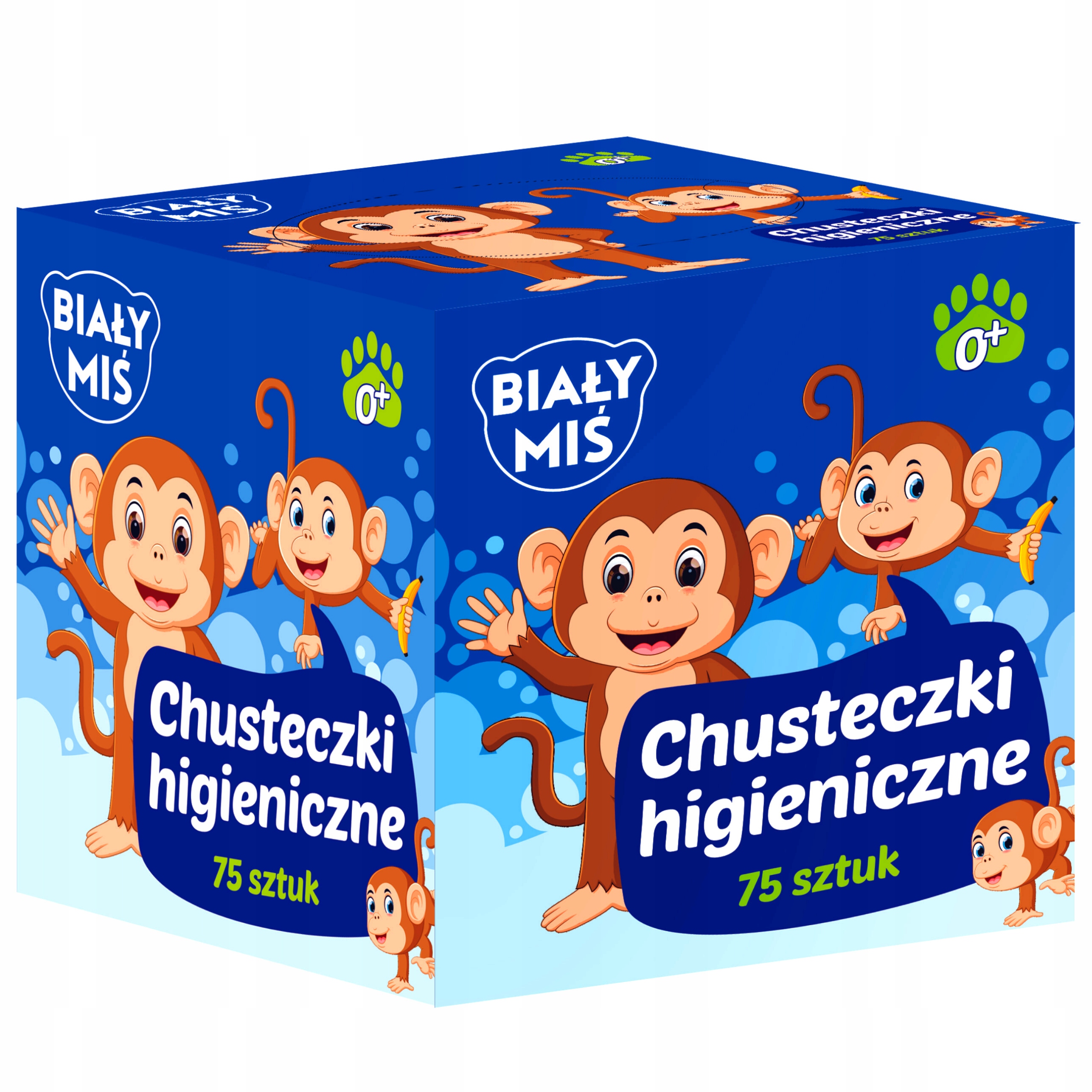 

Chusteczki Biały Miś Dzieci Ultra Miękkie 75szt