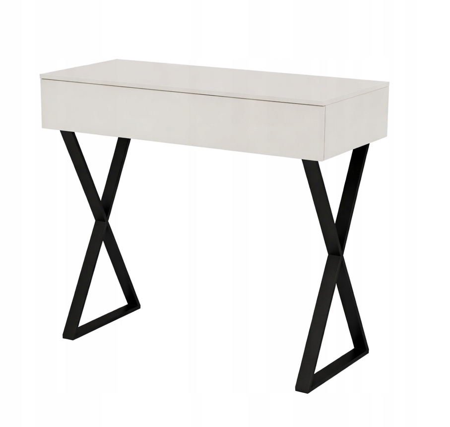 Toaletní Stolek Voga 90 cm, kašmír černé nožky X