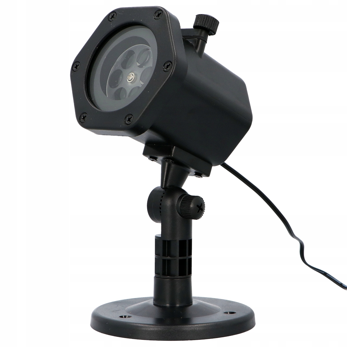 Projektor LASEROWY + świąteczny LED reflektor RZUTNIK 12 KART 6W 48 WZORÓW Stan opakowania oryginalne