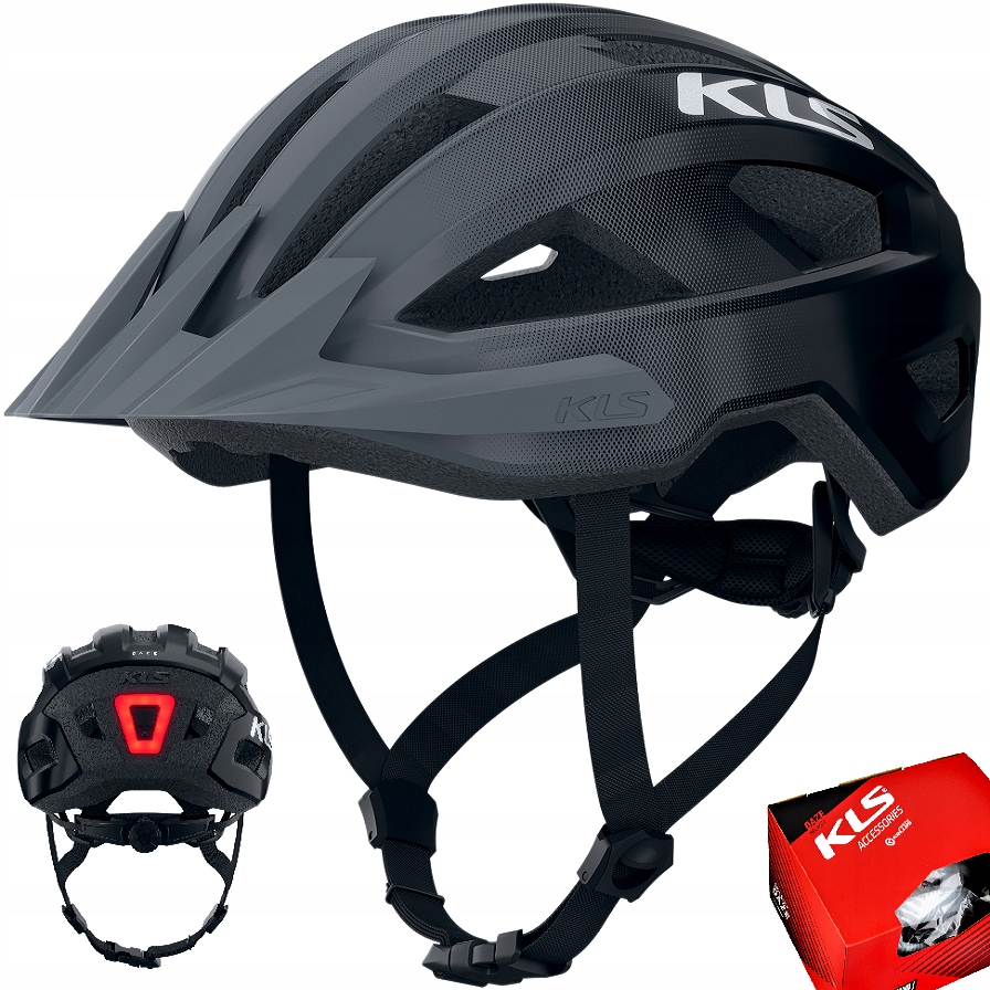 Cyklistická přilba Kellys Daze Lumio 022 L/XL (58-61 cm) černá Led světlo