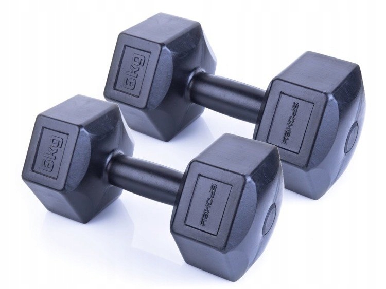 

Hantle Hantelki Ciężarki 2x6 Kg 12KG Zestaw Hantli