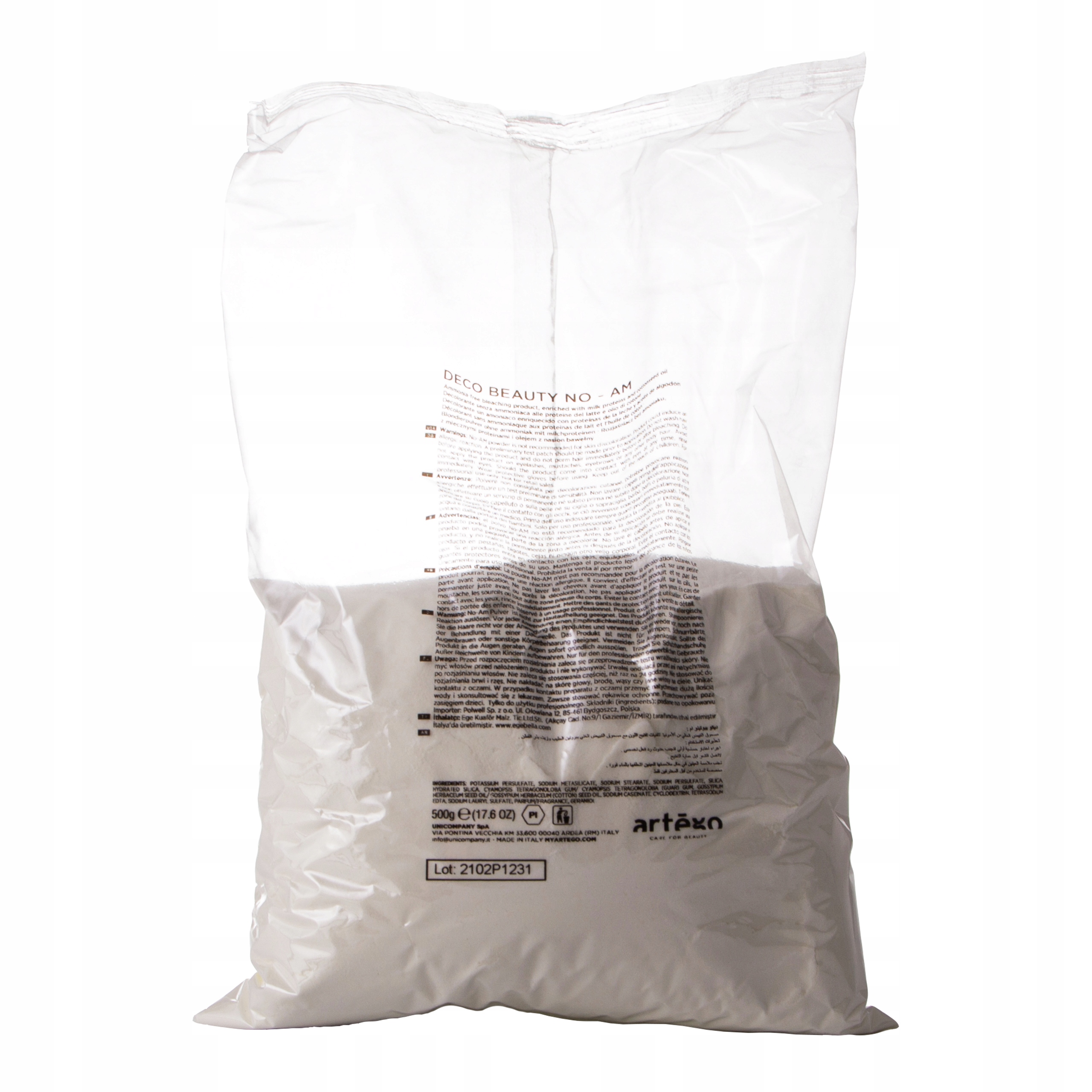 Artego No-Am White 500 g zesvětlovač vlasů
