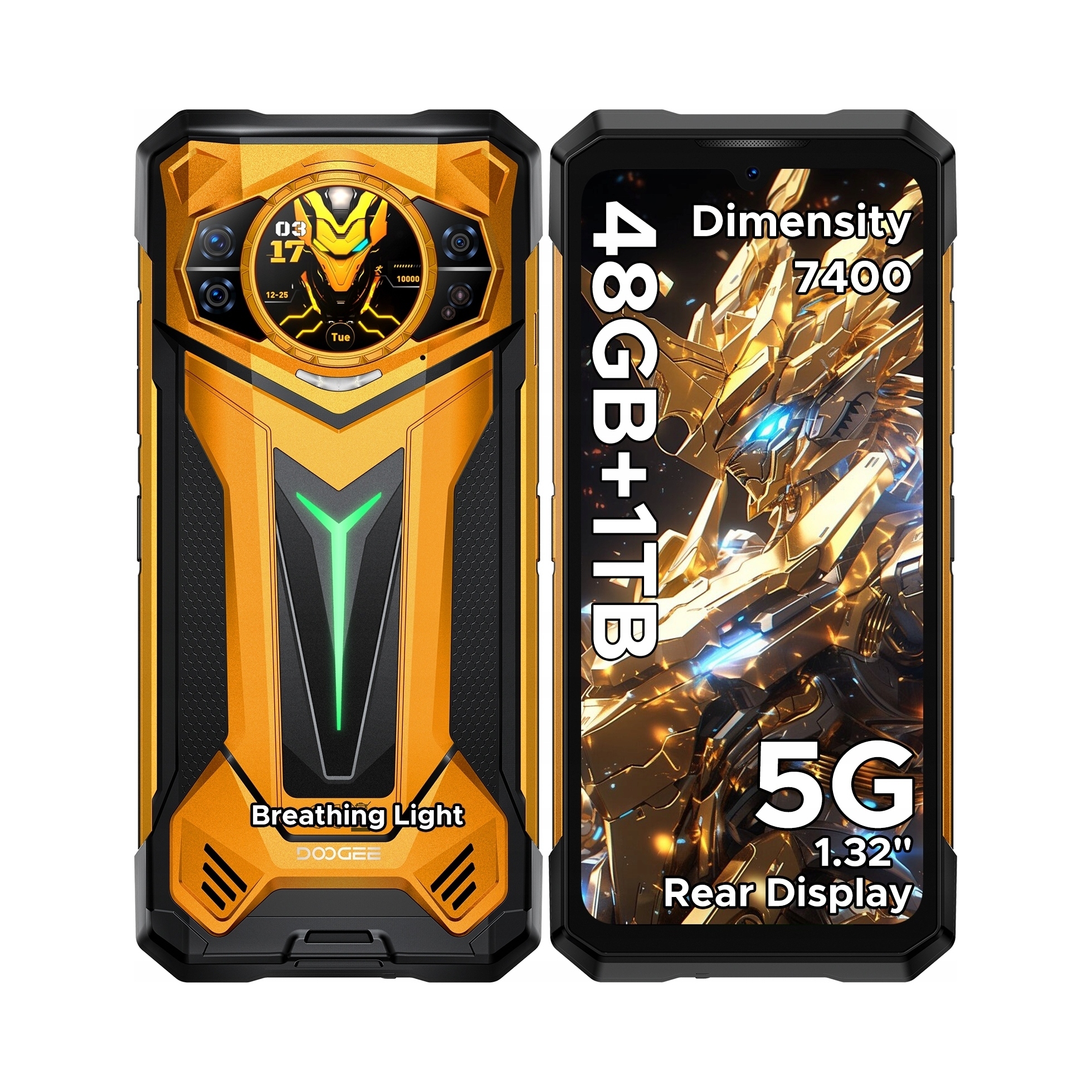 Smartfon Doogee S200 Ultra 12 Gb 1 Tb Żółty Yellow